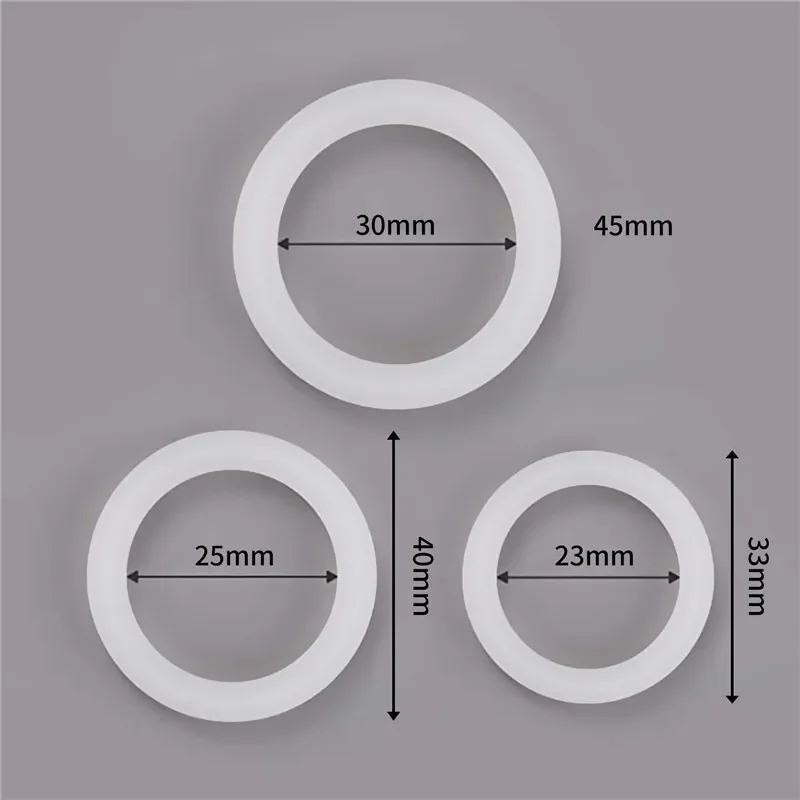 3 PCS Penis Ring luminous Silicone Lock Ring Delay Ejaculation High Elasticity Time Lasting Cock Ring Sex Toys For Men Couples