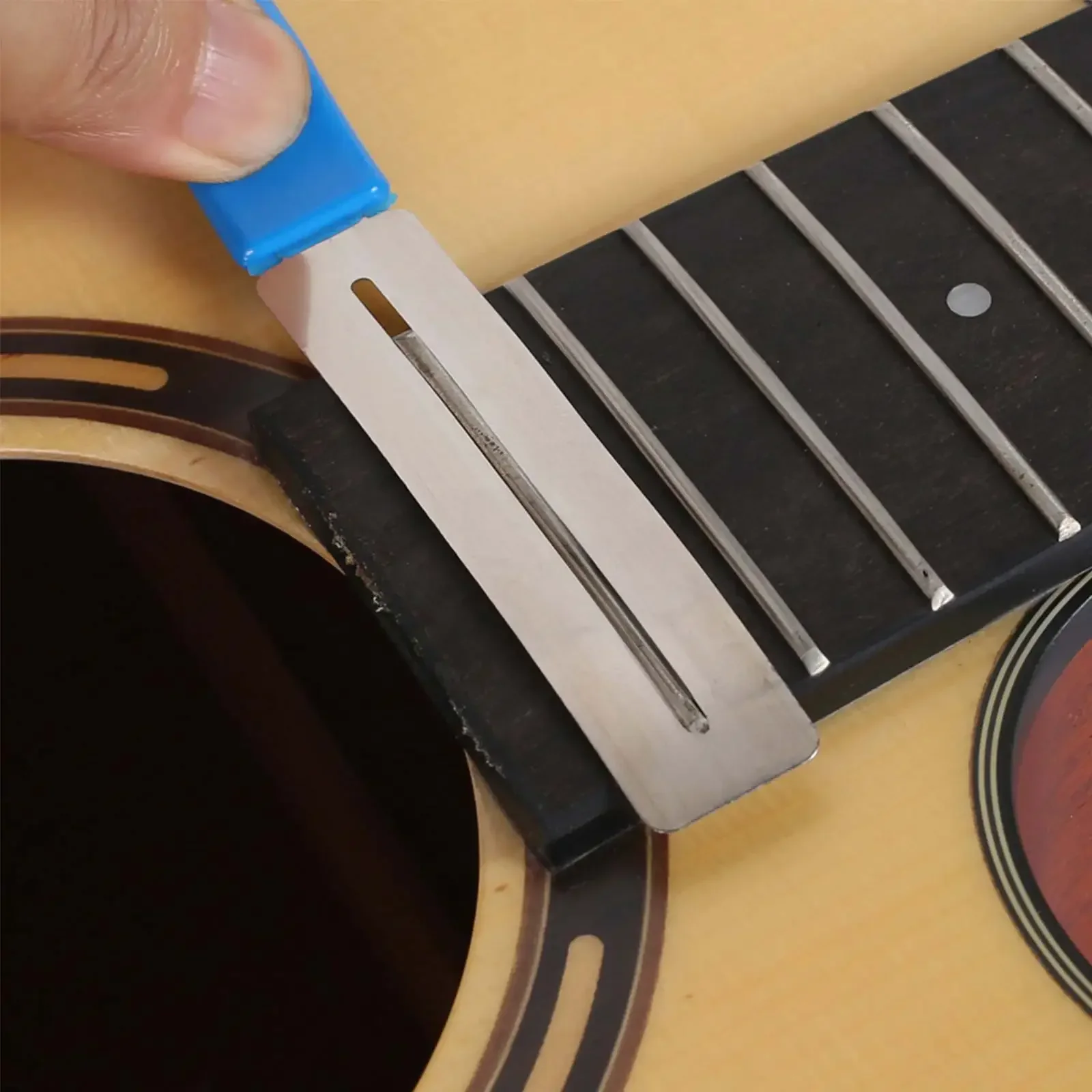 Guitar Scratch Repair Tool 3 Piece Scratch Protection Scratchy Line File Sanding Wash Polishing Device Luither Tool Kit view 2