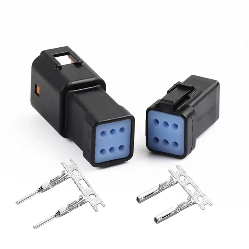 6 Pin Car JST Mini Waterproof Connector Motorcycle Modified Male and Female Harness Plug 06R-JWPF-VSLE-S/06T-JWPF-VSLE-S
