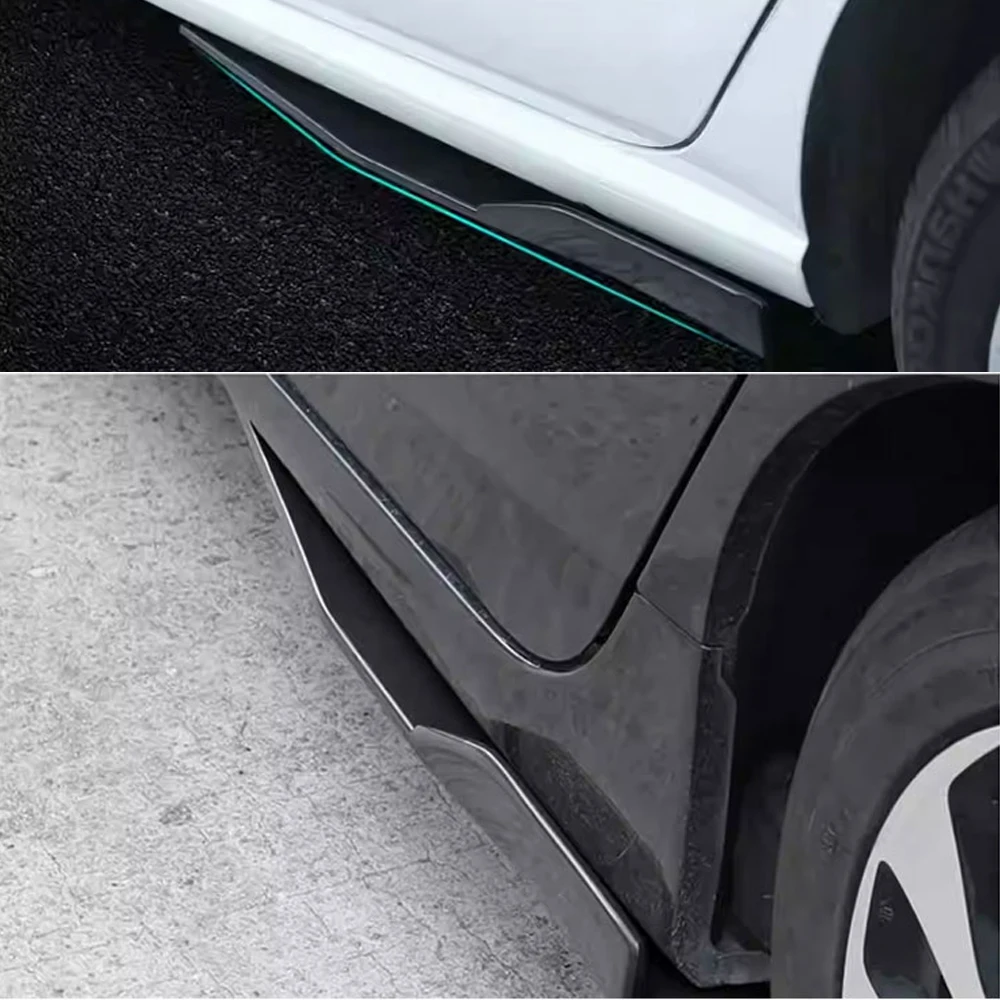 56 cm Auto-Seitenschweller-Verlängerung Rocker Splitter Diffusor Winglet Wings Universal 22,04 Zoll Stoßstangenlippenschutz mit Schrauben – Detail 3