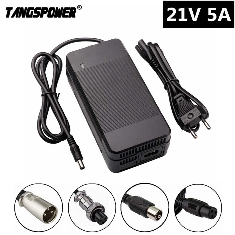 

21V 5A Lithium Battery Charger 21V5A For 5Series 18V Li-ion battery pack Electric drill Battery Charger DC 5.5*2.1mm Connector