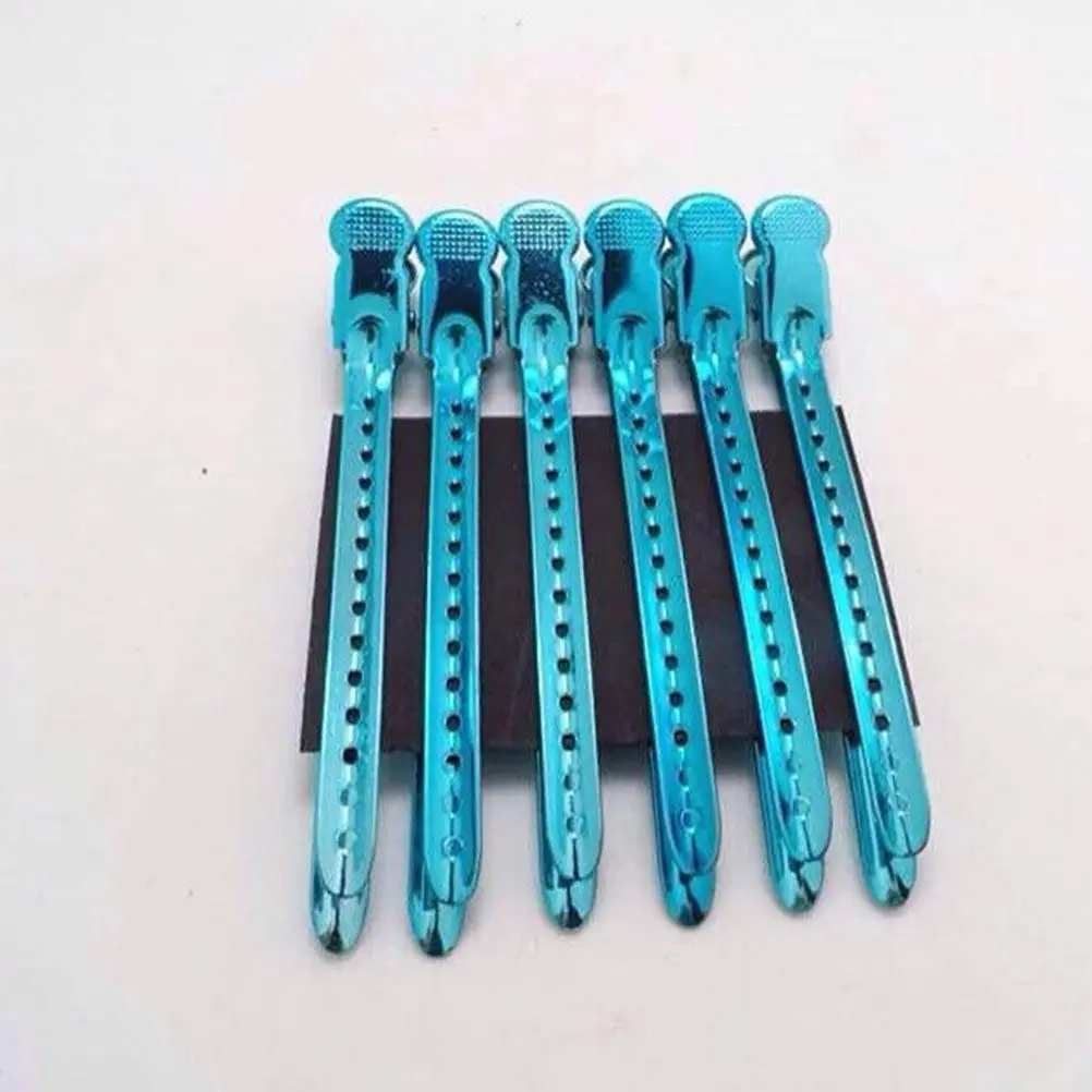 12Pcs Metal Bill Hair Clip Clamp Barrette Salon Hairdresser Hairpins Slip-Resistant Styling Tools for Various Hairstyles