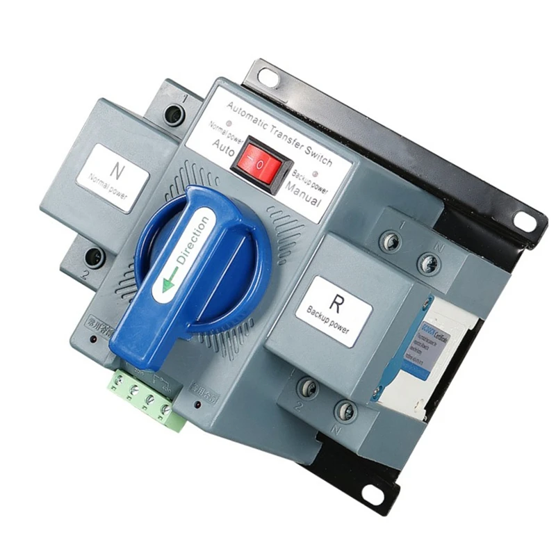 2P 63A 230V MCB Type Dual Power Automatic Transfer Switch ATS Rated Voltage 230V Rated Frequency 50/60Hz