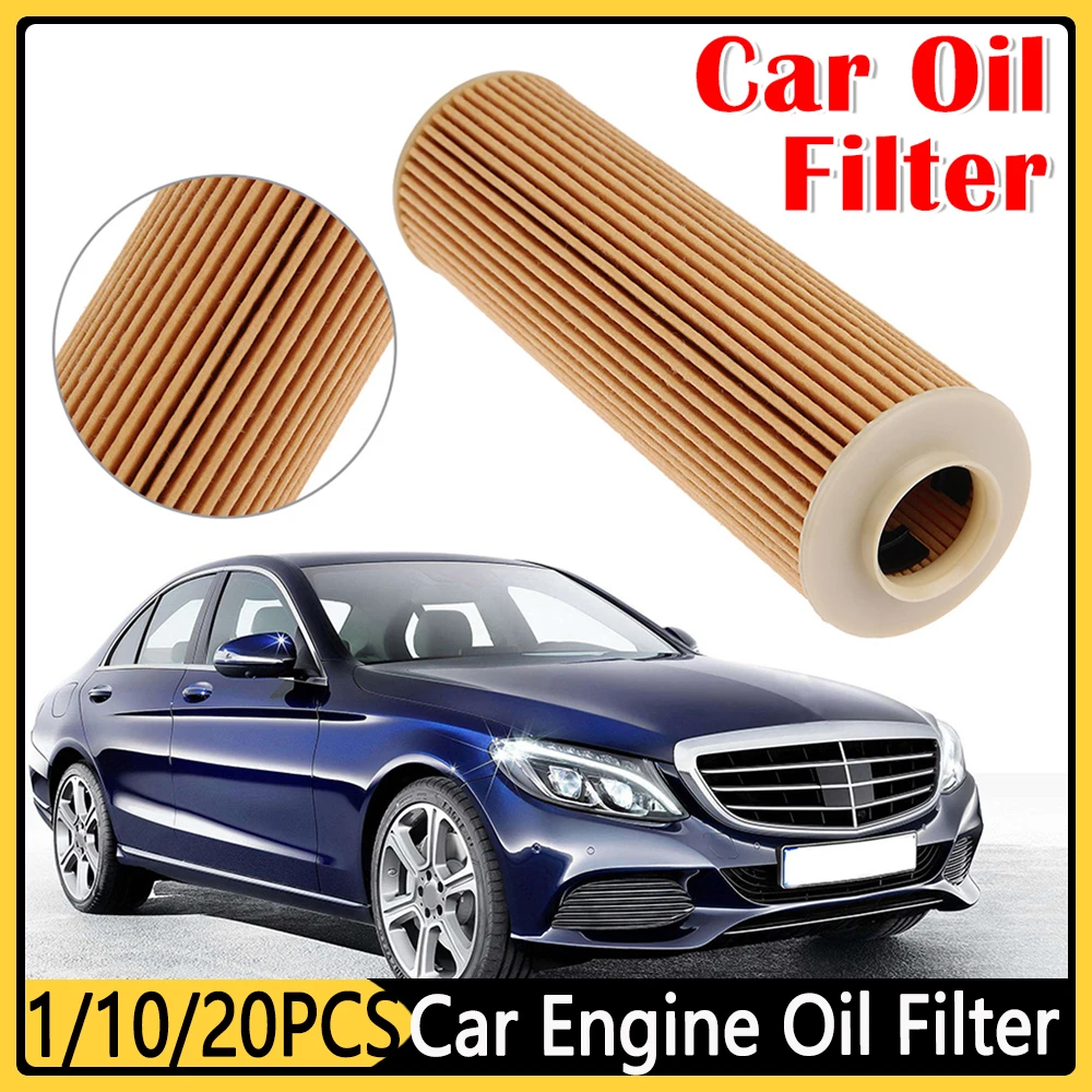 

1-10Pcs Car Oil Filter Engine System Engine Oil Filter Auto Accessories 2711800509 2711840425 for Mercedes-Benz W212 W204 C207