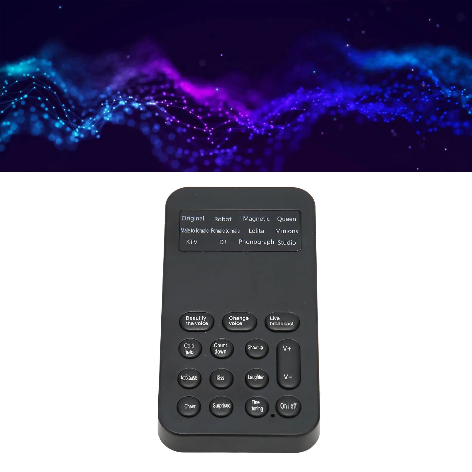 Sound Changer Voice Changer Voice Changer Handheld Mini Voice Changer Device 8 Sound Effects Machine for Phone Calling Gaming