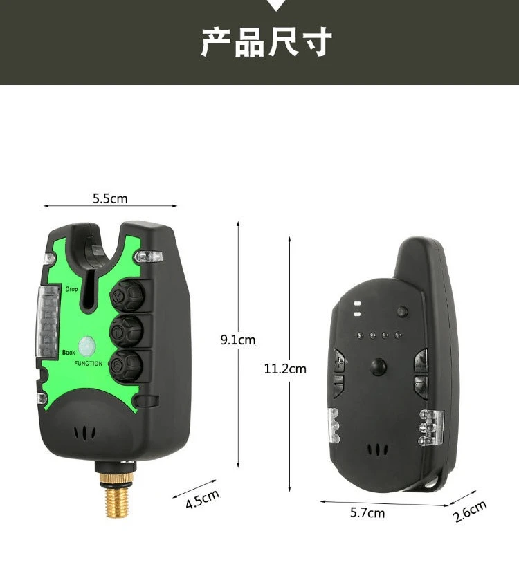 European library fishing electronic wireless fishing alarm JY-27B set, European carp fishing