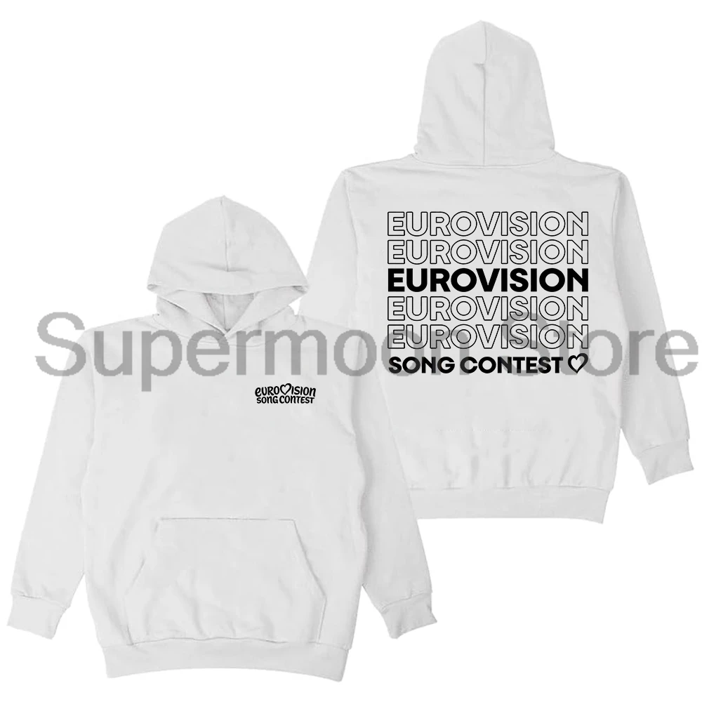 Eurovision Song Contest 2026 Repeat Logo Hoodie Unisex Long Sleeve Streetwear Men Women Hooded Sweatshirts
