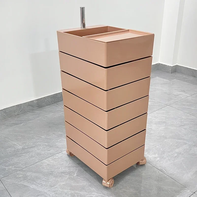 Carrinho organizador para salão de beleza, carrinho com rodas, bandeja de beleza profissional, decoração de cabeleireiro, esteticista, compras