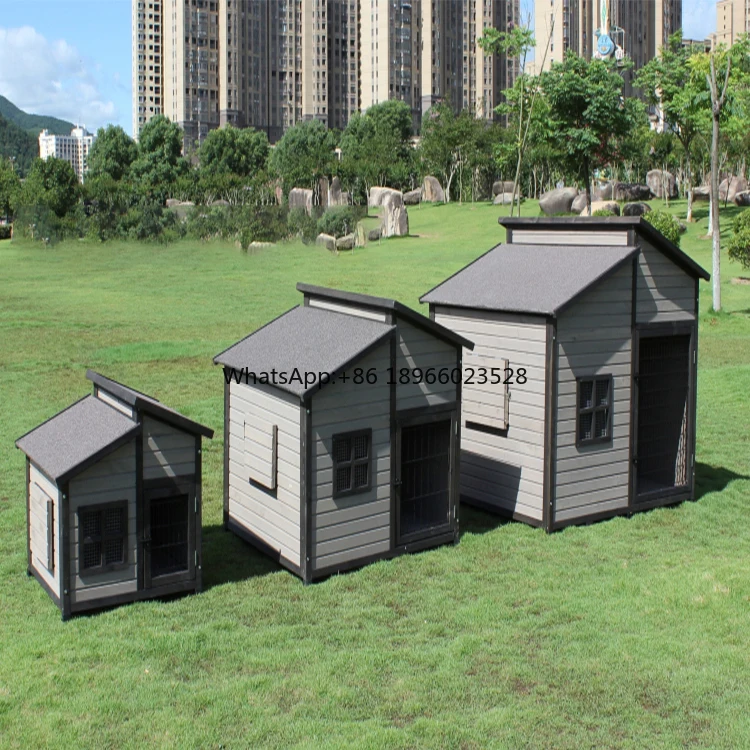 

Multifunctional Ventilation Design Dog Cage Waterproof All Seasons Use Outdoor Courtyard Wooden Luxury Pet House