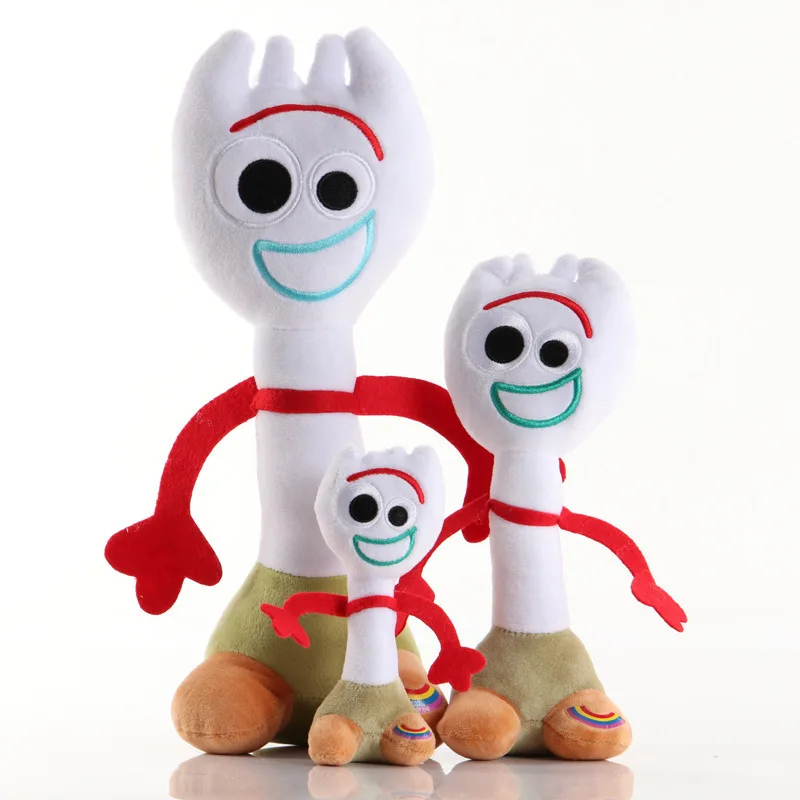 Disney toy story 4 forky boneca de pelúcia dos desenhos animados woody forky brinquedos de pelúcia kawaii anime boneca de pelúcia chaveiro presente de aniversário para meninos