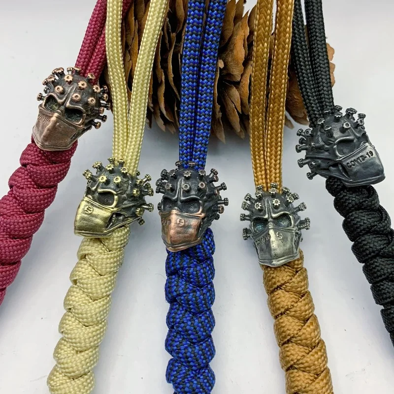 1 stücke Messing Messer Perlen Kupfer Paracord Armband Zubehör DIY Paracord Perle