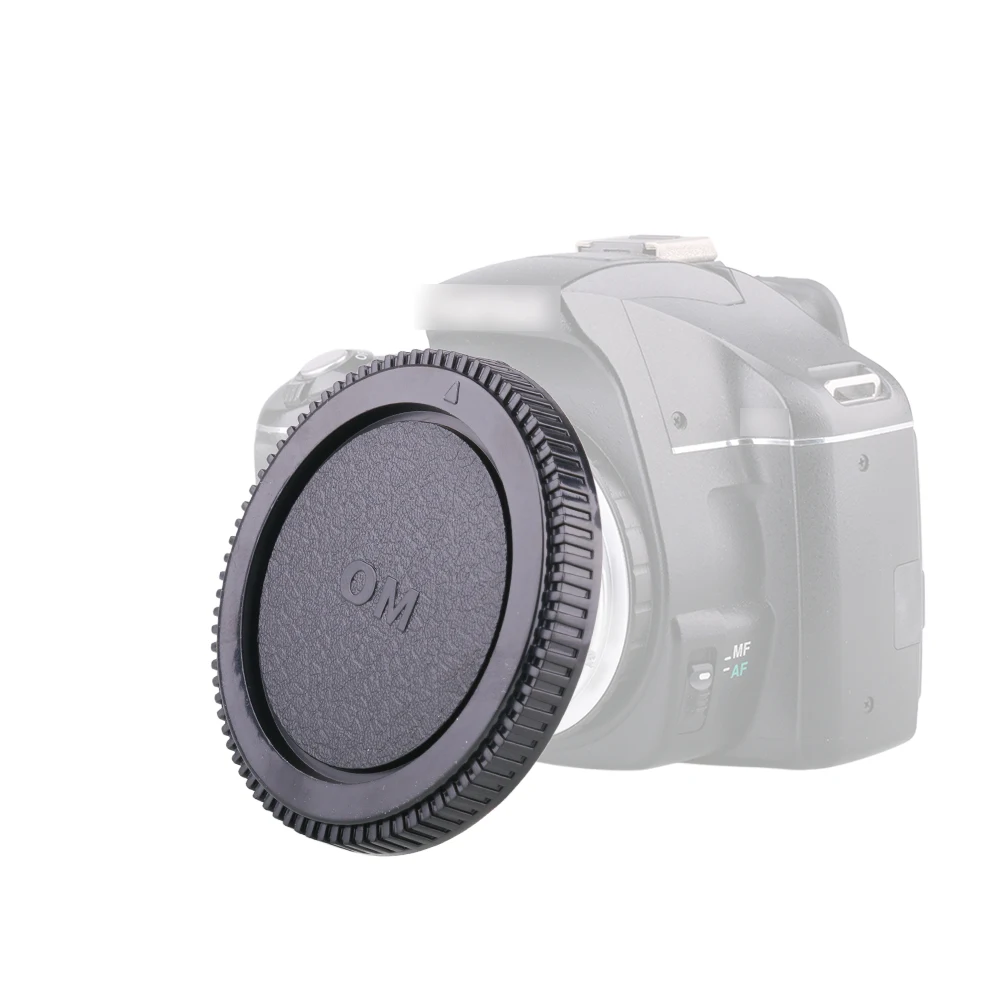 Rear Lens Body Cap Camera Cover Anti-dust Mount Protection Plastic Black for OLYMPUS OM