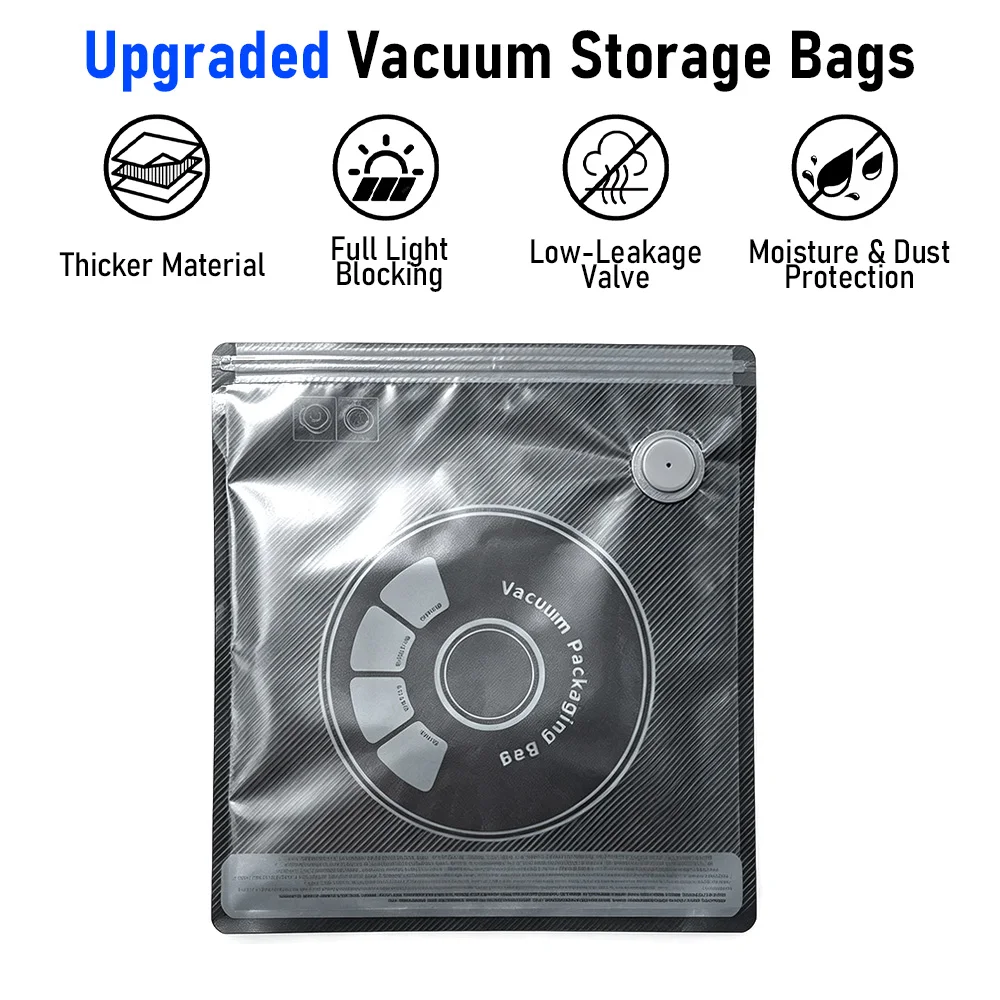 3D-Drucker-Filament-Vakuum-Aufbewahrungsbeutel, feuchtigkeits- und staubdicht, PE+PA-Verbund-Vakuumbeutel, passend für 0,5 kg-1 kg Filamentspulen – Detail 2