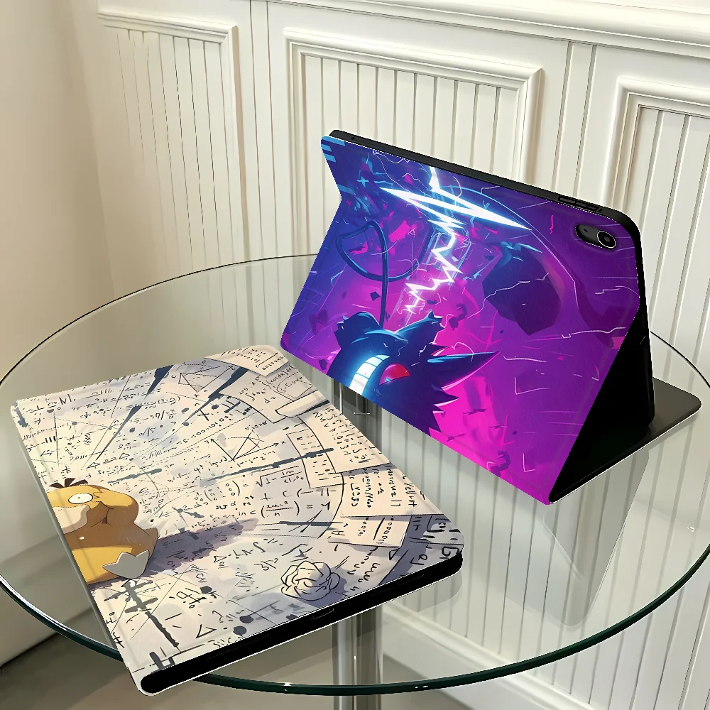 Case for Apple iPad Air 11 13 M4 M3 M2 A16 2026 10th 7/8/9th Pro11 13 with Pencil Slot Air 4/5/6th Pokemons Gengar And Psyduck