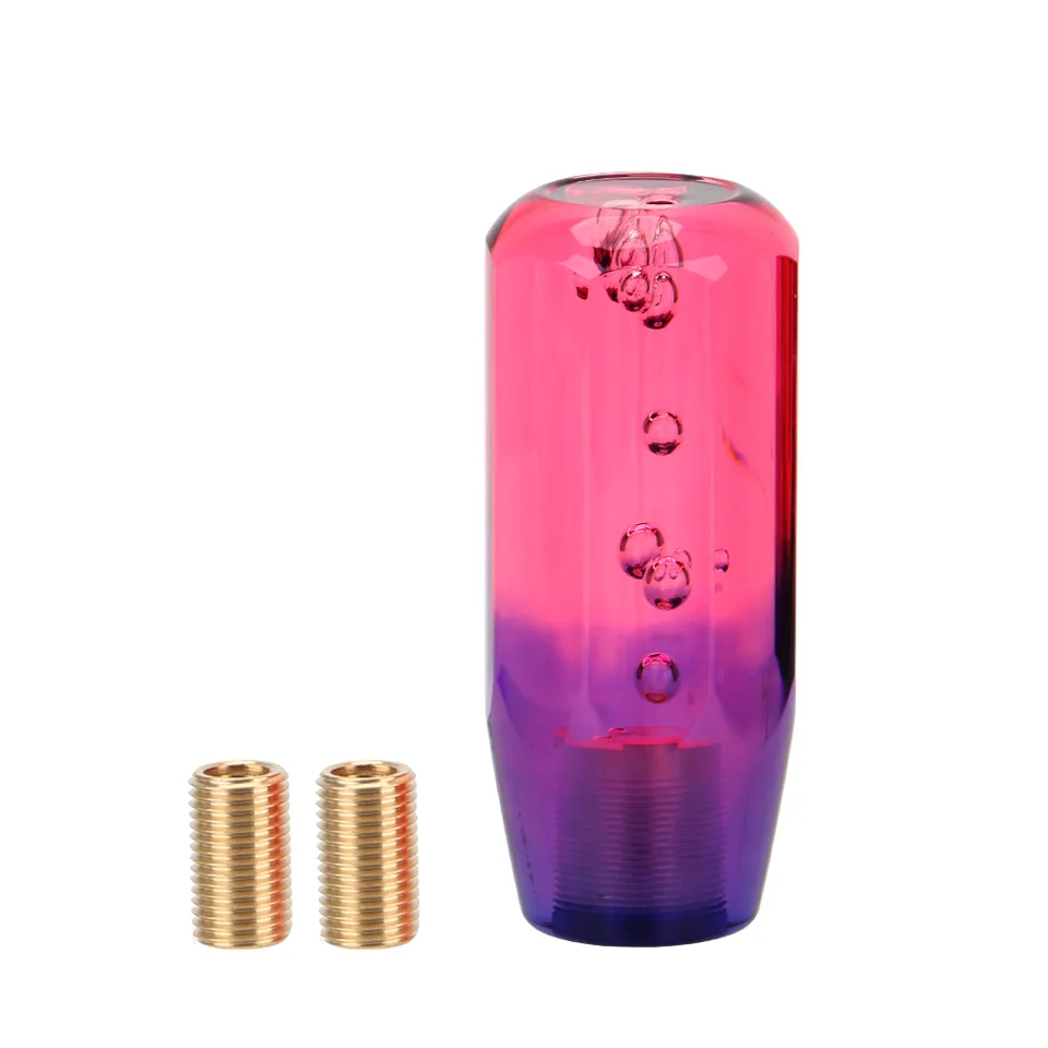 JDM VIP Diamond Crystal Bubble Shift Knob – 150mm Clear Acrylic (Manual)