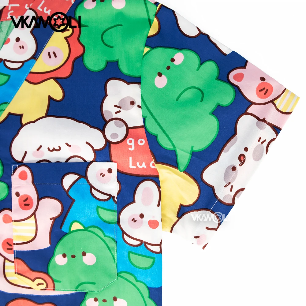 عرض خاص للتخليص، قمصان دعك للنساء والرجال بطباعة كرتونية