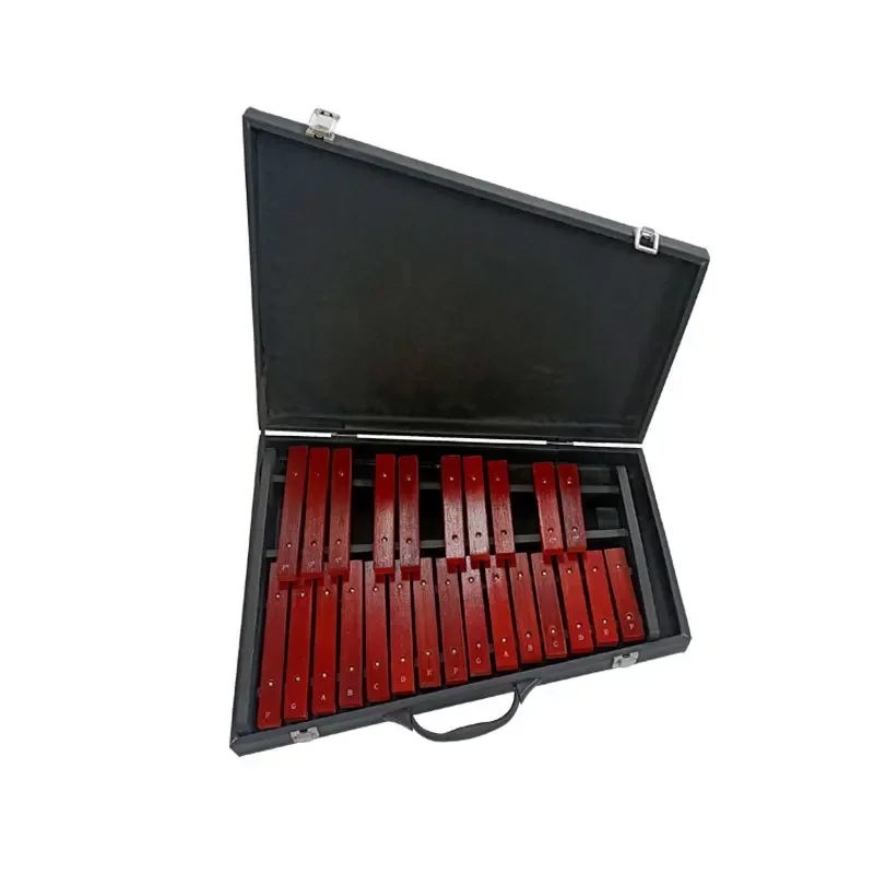 Music teaching children's Xylophone 25 Notes Wooden Xylophone Orff musical instrument mahogany plate piano with case