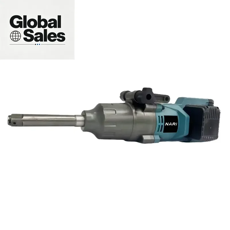 40V Industrial Power Wrench Battery Operated 1 Inch Long Shaft 3500 N.m Big Torque Brushless Impact Wrench Heavy