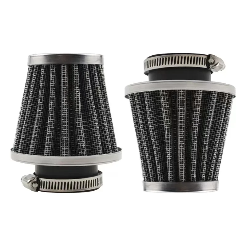 Washable and Reusable Motorcycle Mushroom Air Filter Adapted to Multiple Vehicle Models Caliber Pipe Diameter from 35mm to 60mm