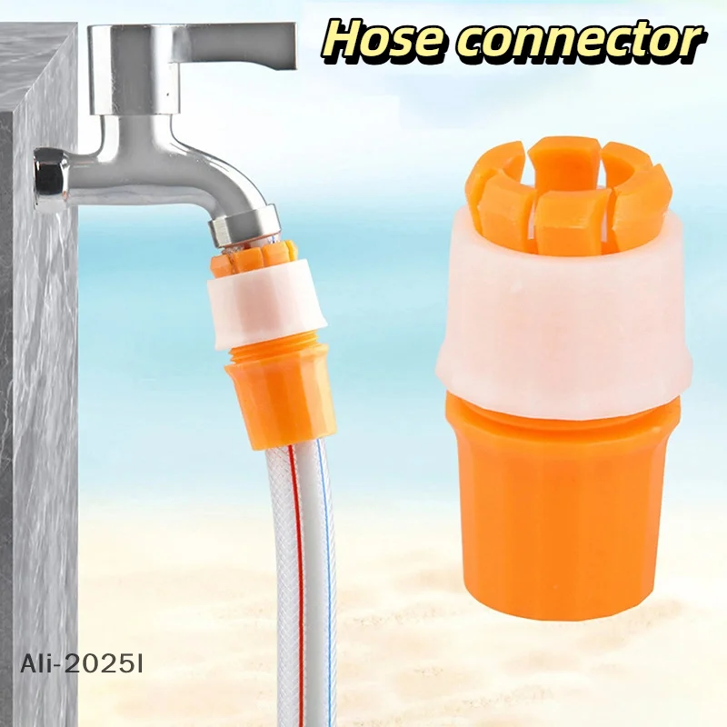 

2Pcs Garden Hose Quick Connector for Water Pipe Faucet Adapter Watering Irrigation Tube Connect Repair Extender Set