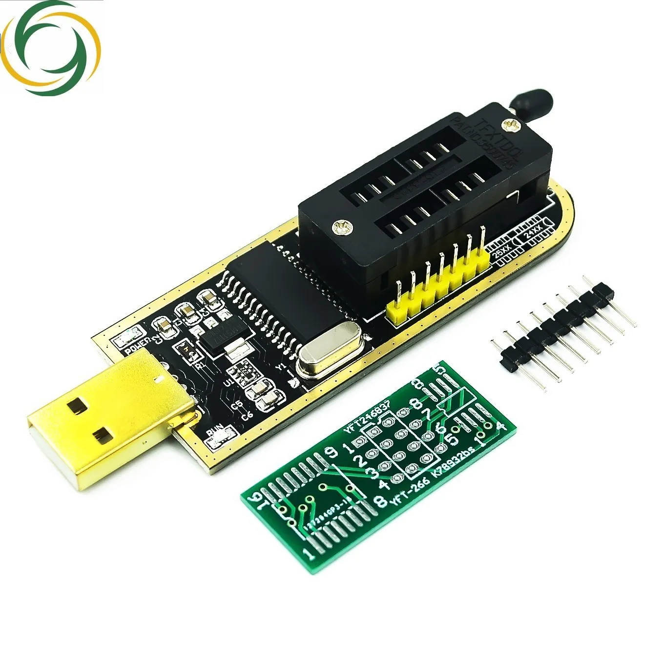 Imagem -04 - Módulo Programador Usb Ch341a 24 25 Series Eeprom Flash Bios Sop8 Test Clip Adaptador 1.8v Soic8 Sop16 a Dip8 Adaptador Kit Diy