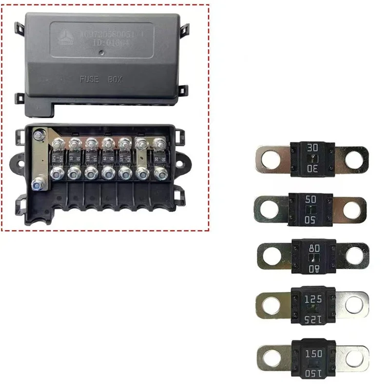 New Fuse Used For CNHTC SINOTRUK SITRAK 7-way Safety Device Hohan T5G Howo TX