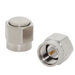 1pc SMA Male Plug Load 6G RF Coax Adapter Convertor Straight Nickelplated Wholesale New