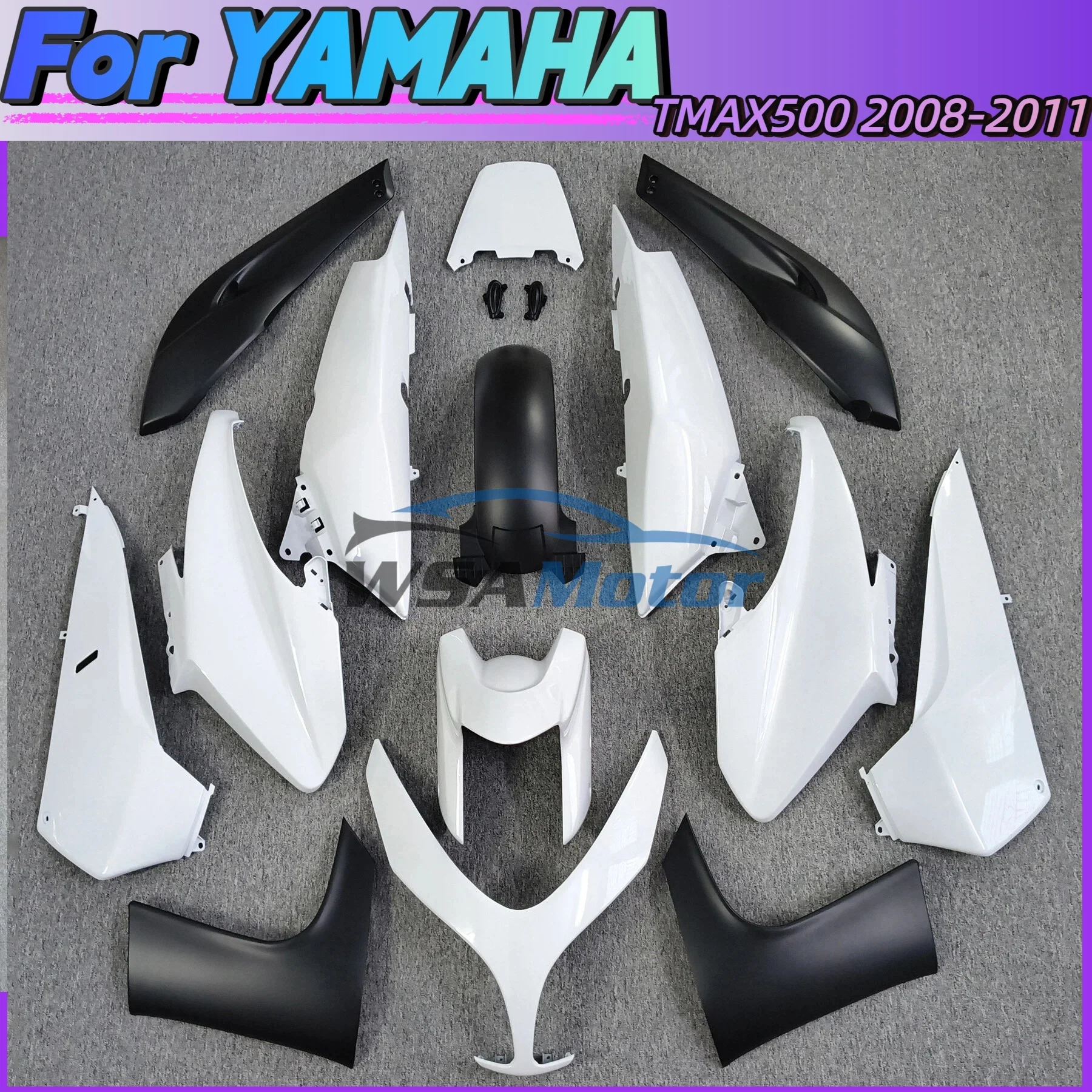 Motorcycle Accessories Fairing Set Fit For YAMAHA TMAX 500 TMAX500 Bodywork Panel Kit for T-MAX 500 T-MAX500 2008 2009 2010 2011