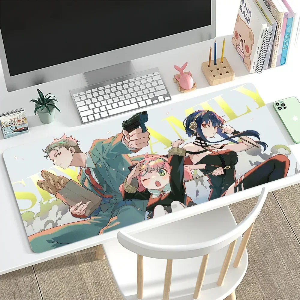 CIFBUY Mouse Pad XXL Anya Forger Keyboard Pads Anime Loid Forger Mouse Mat Yor Forger Deskpad