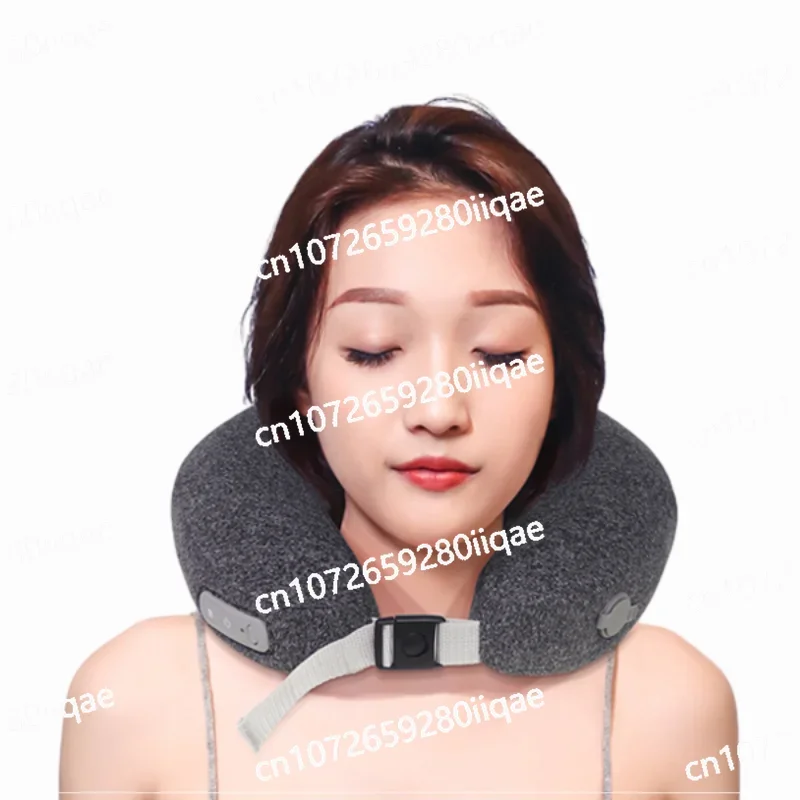 Portable Electric Neck Shoulder Waist Neck Back Acupressure Roller Massager Kneading Neck Massager Pillow