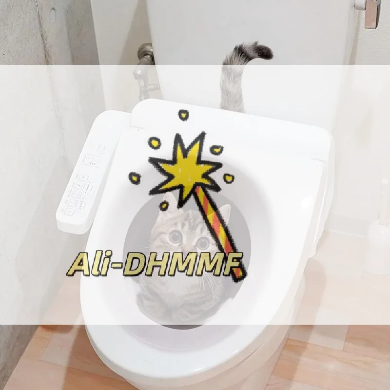Funny Cat Toilet Li…