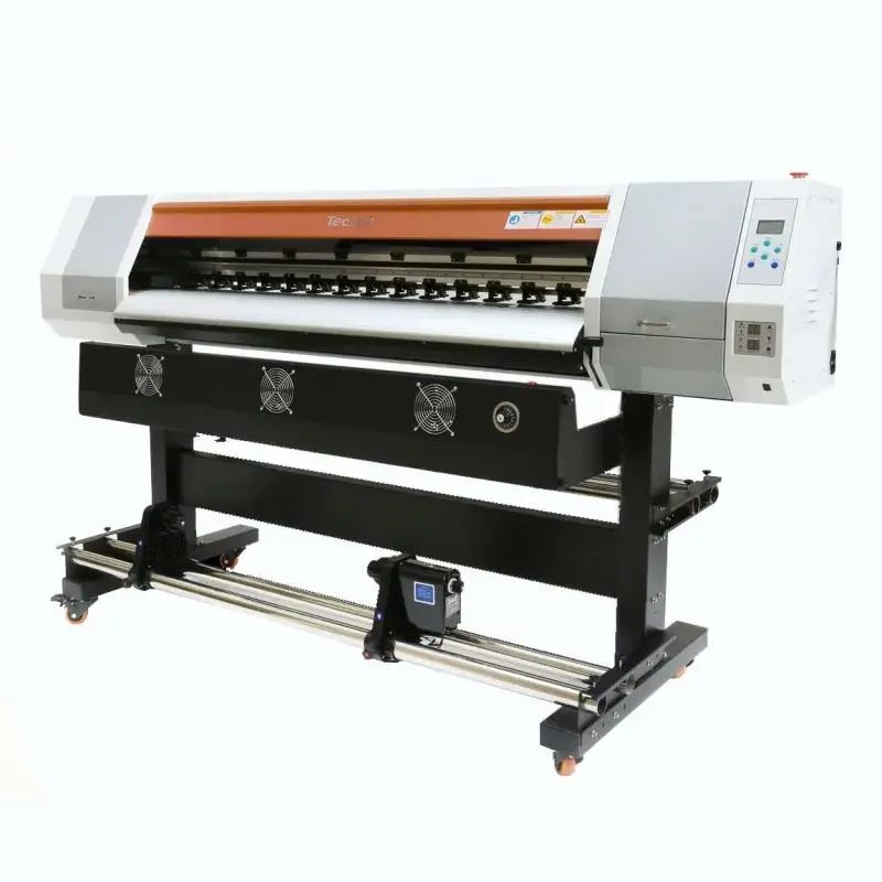 Lecai 1.8m Eco Solvent Outdoor Printer/resolution 1440 Dpi with 2 DX7/dx5 Head