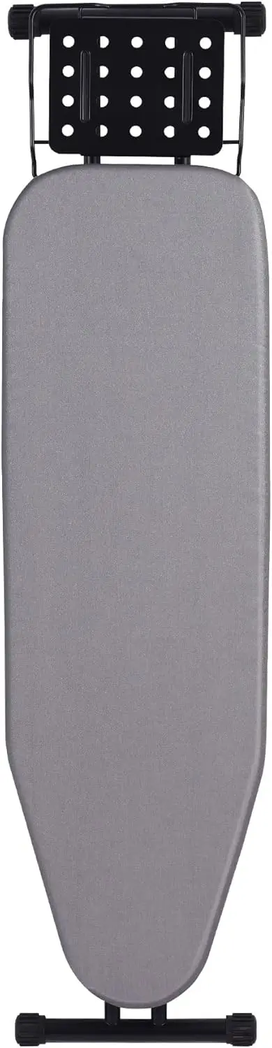 

Heavy-Duty Foldable Ironing Board with Heat-Resistant Cover, Adjustable Height & Iron Rest
