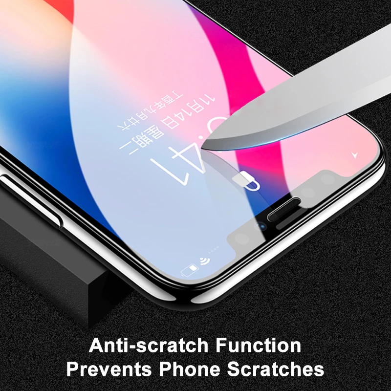 1-3Pcs 3D Screen Protector 5D Full Cover 9H Tempered Glass for iPhone X XR XS 11 12 13 mini 14 15 Pro Max 6 6s 7 8 Plus SE 2020