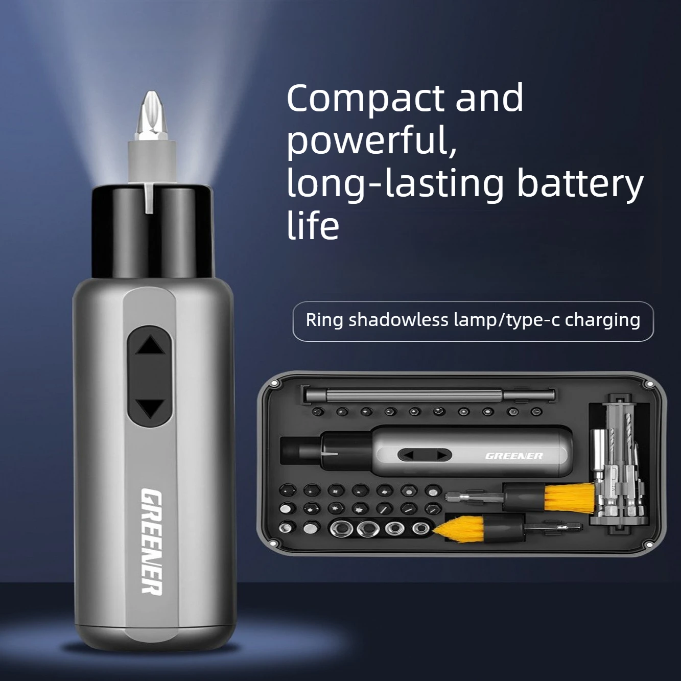 Dual Power Electric Screwdriver Set, Multifunctional Li-ion Battery, Small Rechargeable Precision Screwdriver for Home Use