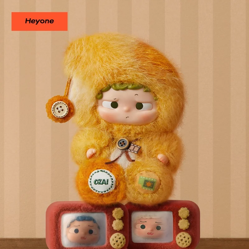 

Черная игра Heyone, оригинальная, oh cub - серия морозильной рамки с эффектом памяти, виниловая плюшевая слепая коробка, подвеска, трендовая фигурка, загадочная коробка