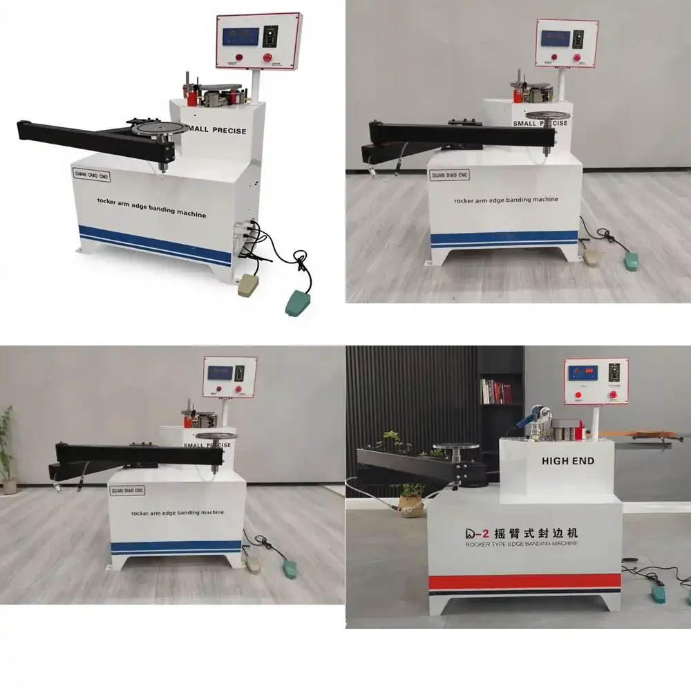 

Automatic Edge Banding Machine Curved Rounded Corners Wood Board Cabinet Edge Bander