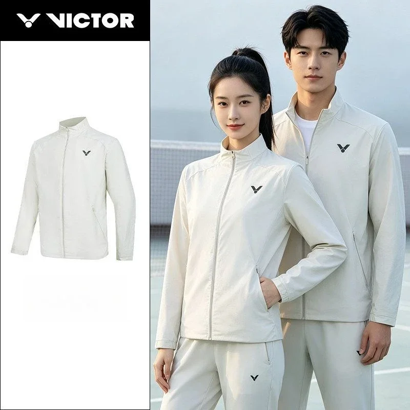 veste-de-sport-tricotee-victor-j-50603-serie-d'entrainement-polyester-respirant-unisexe