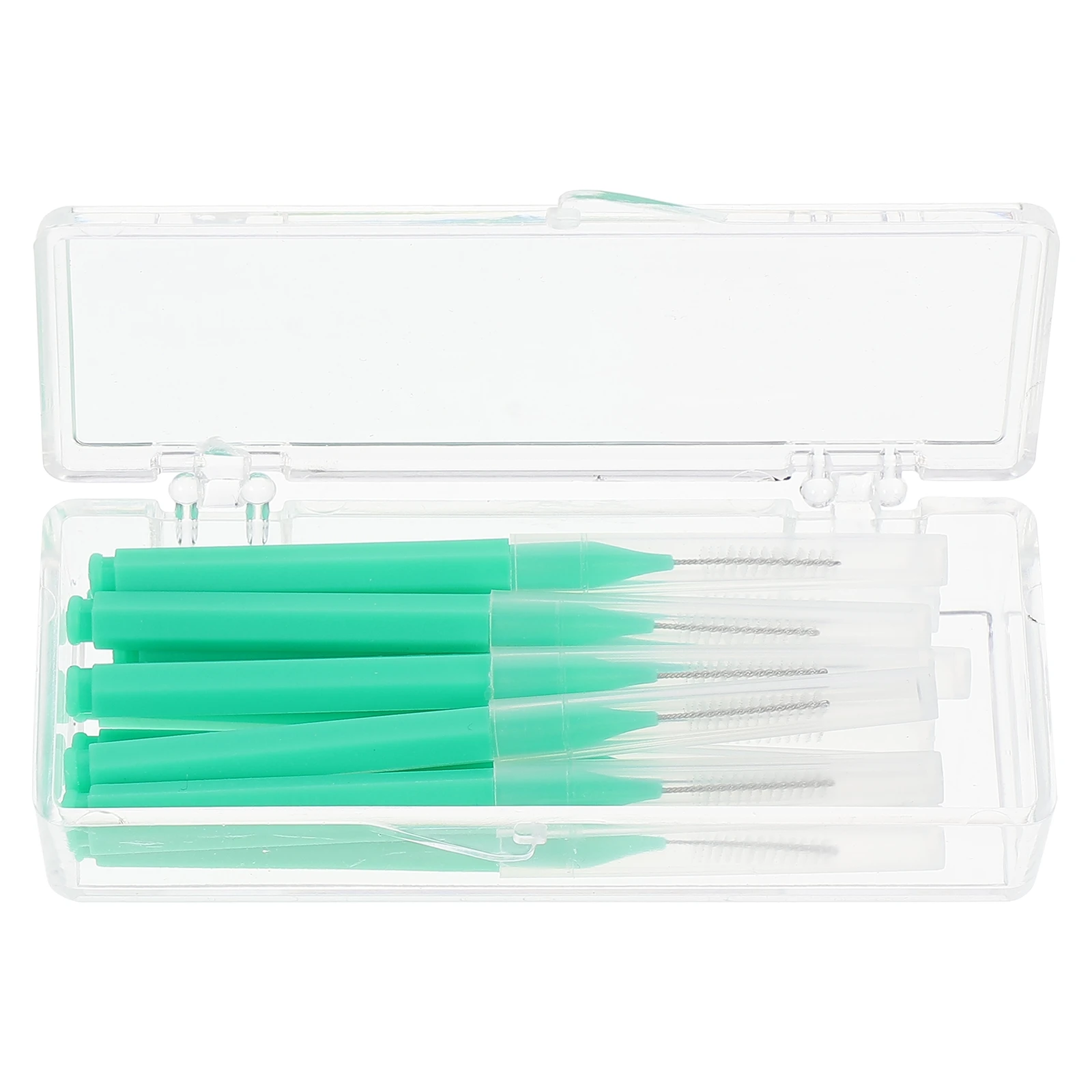 

10 Pcs Interdental Brush Teeth Inter-dental Tooth Floss Picks Clean Toothpick Cleaning Plastic Stick