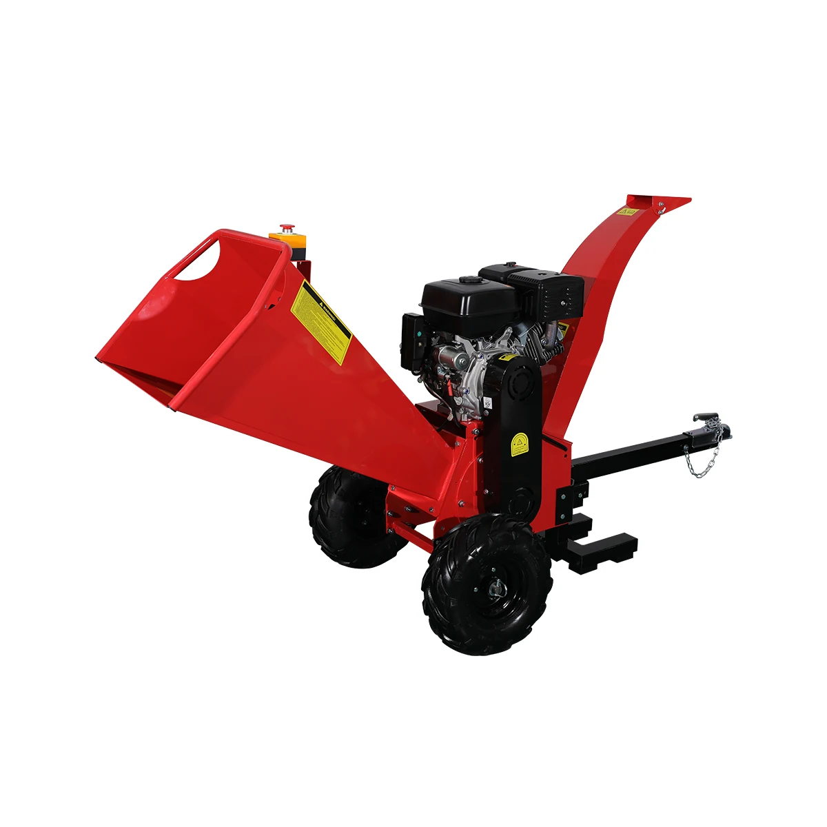 Electric Start Hydraulic 15HP Forestry Broyeur De Branches Wooden Tree Mulcher Chipper Waste Shredder Machine