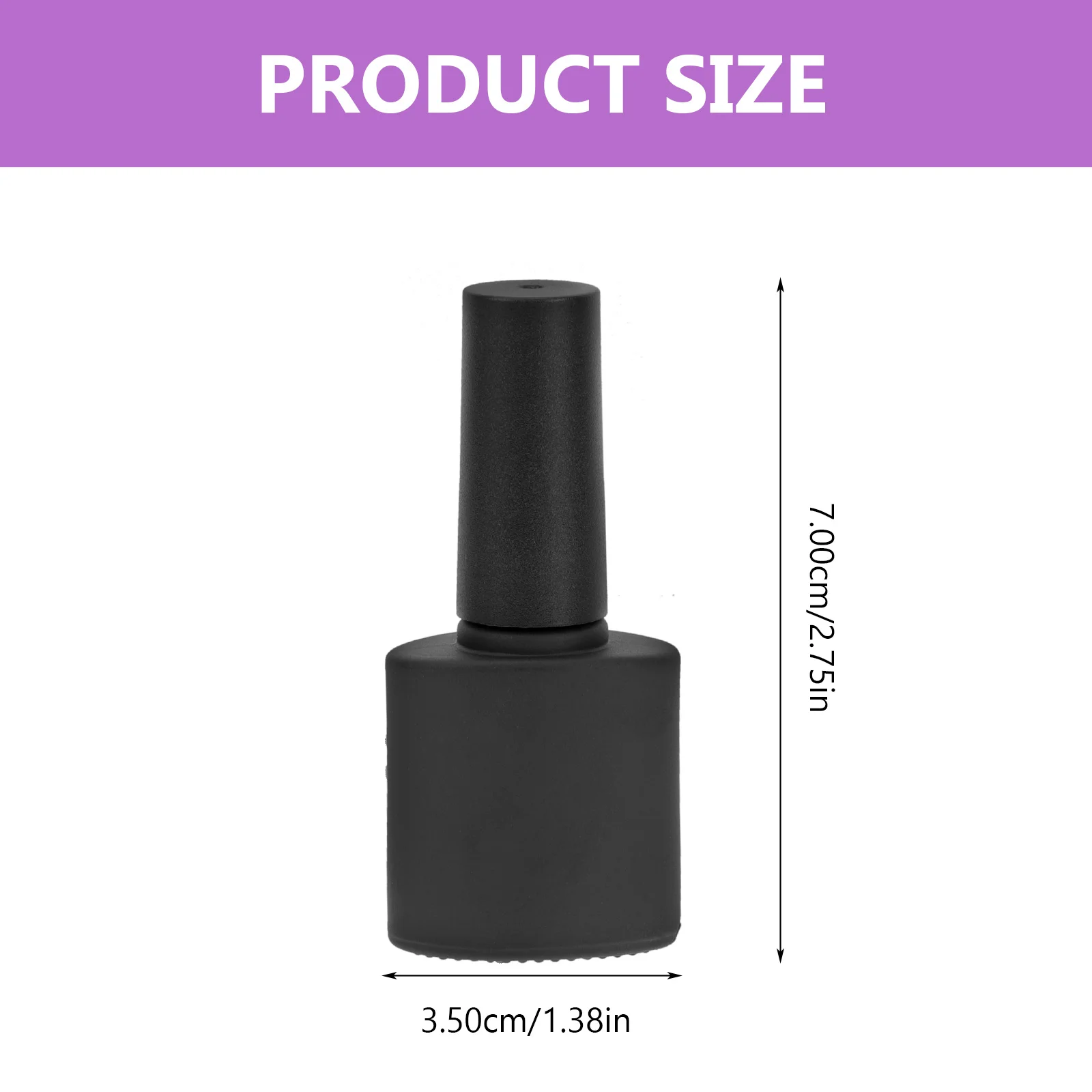 10 Uds. Botellas de esmalte de uñas con forma oblata, herramientas de almacenamiento de barniz de uñas recargables portátiles, suministros de manicura femenina