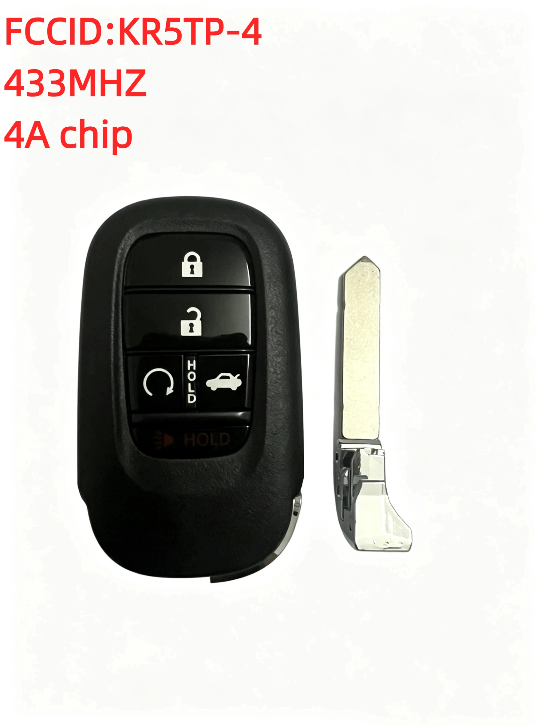 

KR5TP-4 433MHz 4A Chip Smart Remote Key For Honda Accord HRV FIT XRV ZRV Odyssey Civic CR-V 2022 2023 2024