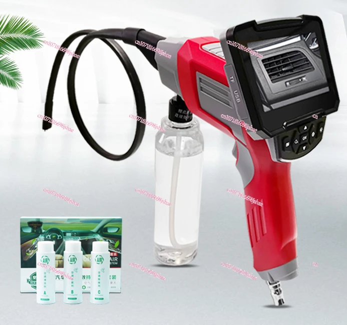 

Car Air Conditioning Visualization Cleaning Gun Cleaning Agent Evaporator Strong Blowing Endoscope Suit Spray Gun