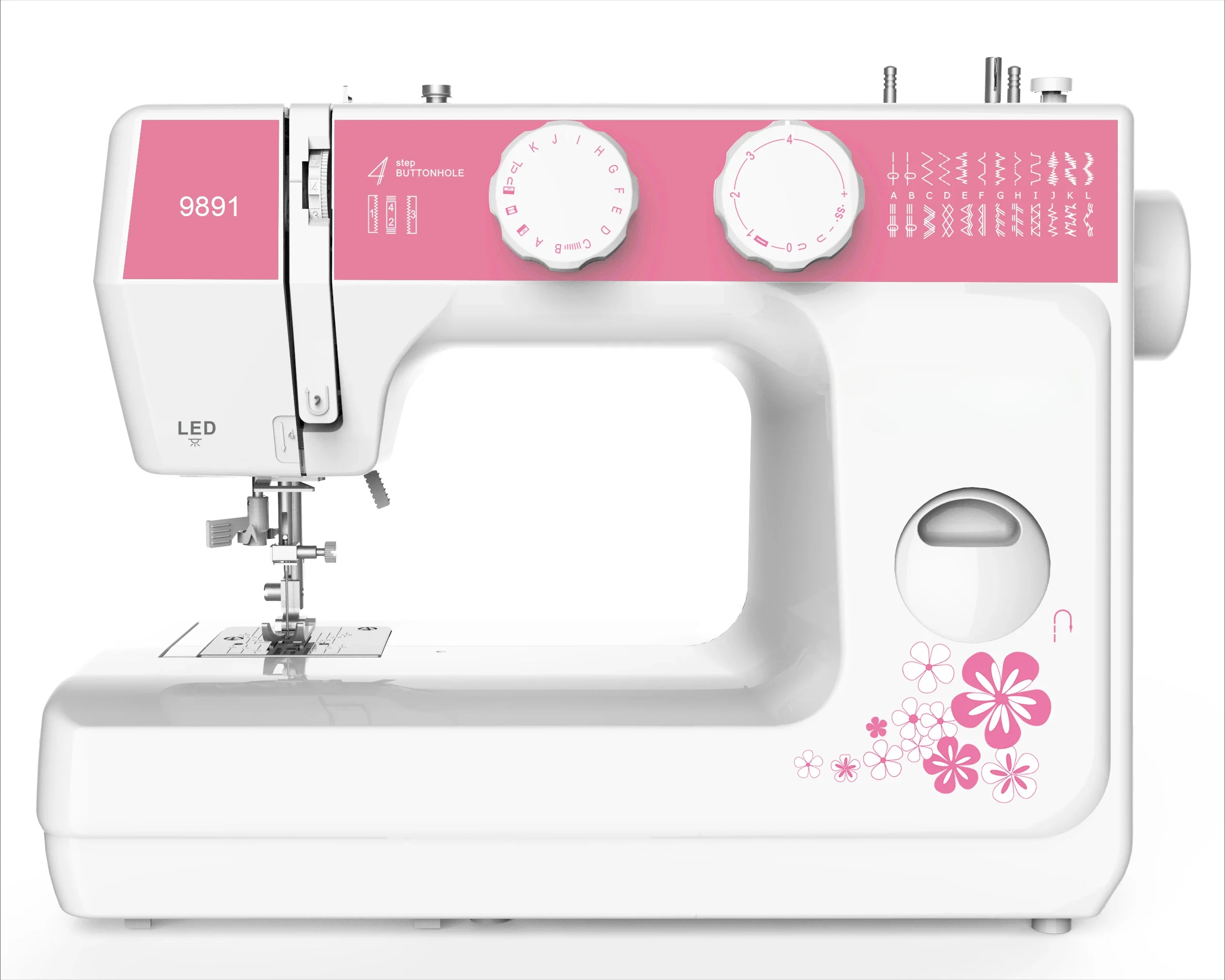 

Original brand newwhole sale easy to operate single needle domestic sewing machine ZY9891 Good quality household sewing machine