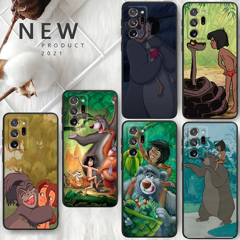 Disney The Jungle Book Cool For Samsung A55 A35 A25 A15 A14 A73 A53 A13 A05S A03S A02S A71 A52 A32 Black Soft Phone Case