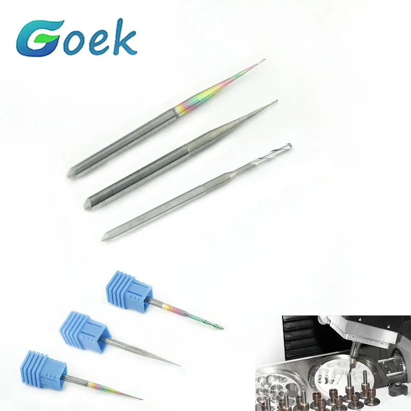 Dental Carbide Milling Cutters Burs for CAD CAM End Mills for Zirconia Zirkon Zahn M3 Dentistry Equipment Lab Tools Drill Bits