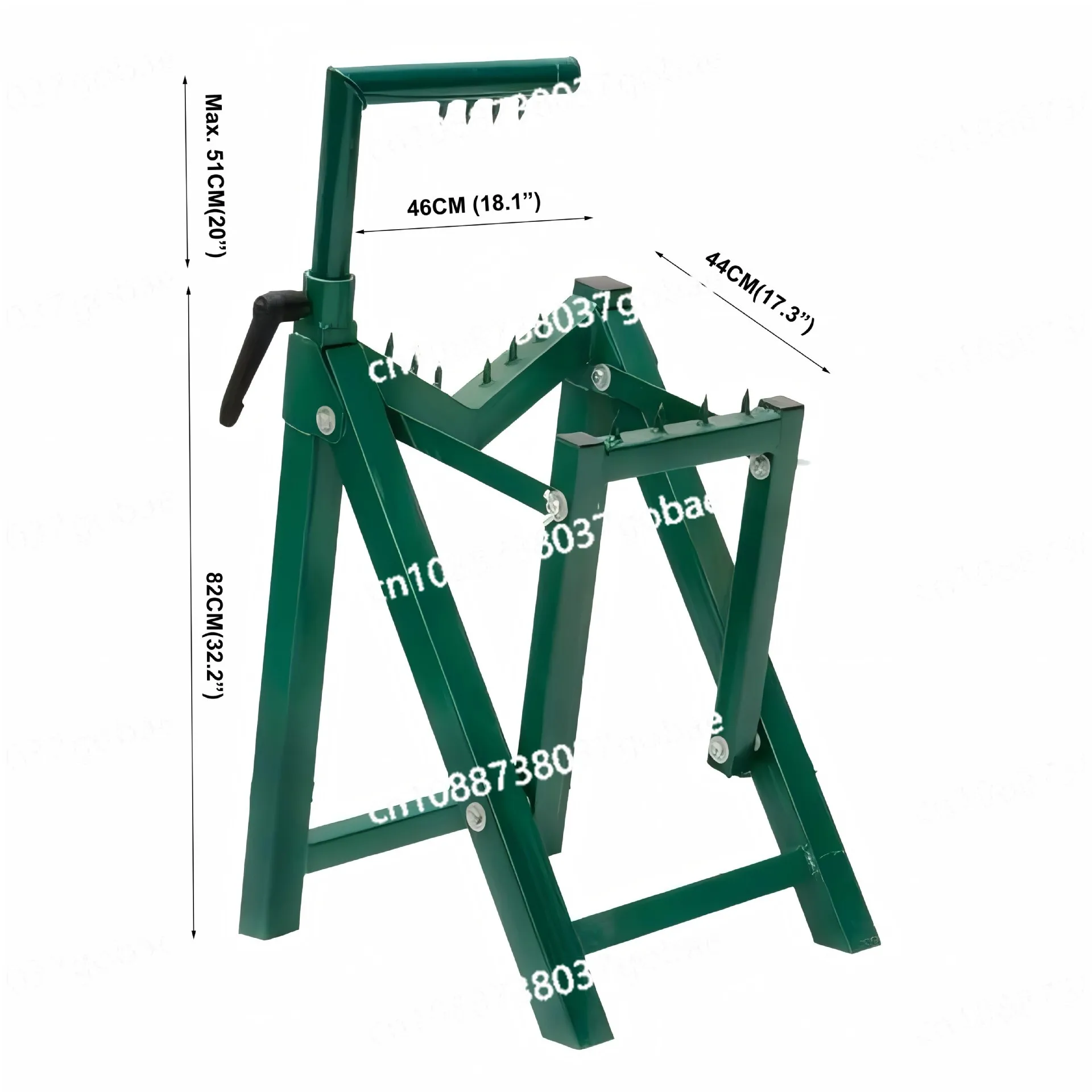 Thickened new 300kg heavy duty foldable portable wood bracket, wooden turner saw horse