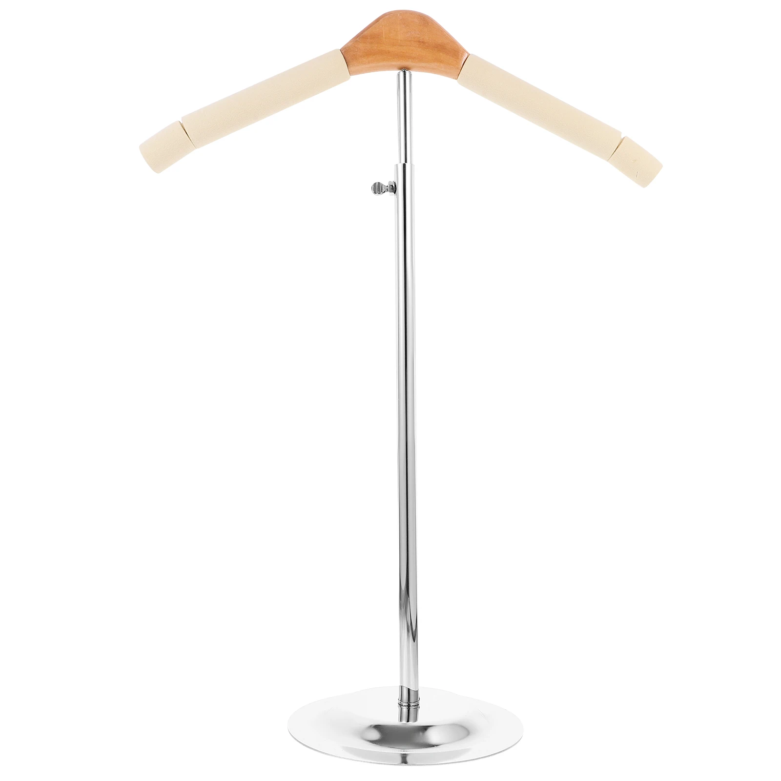 

Adjustable T-shaped Clothes Rack 46 5-79 cm Metal Garment Hanger Stainless Steel T-shirt Display Stand for Retail