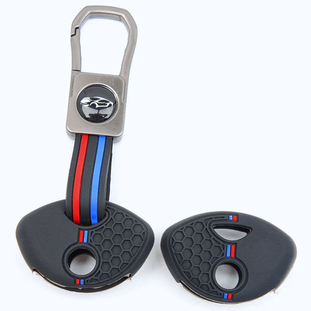 For BMW K1200R R1200RT K1300R S1000RR F650GS F800GS F800ST Soft Silicone Smart Key Protector Finger Loop Lanyard