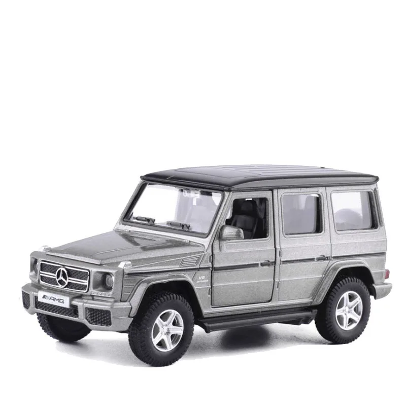 

Модель автомобиля Mercedes-Benz G63 1:36, модель из сплава, литой и игрушечный автомобиль, украшение автомобиля, Детская имитация, игрушки для детей, подарки